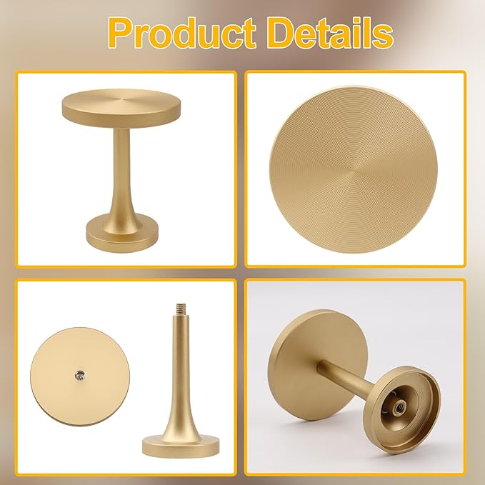 Curtain Tiebacks 2 Pack Curtain Holdbacks Zinc Alloy Curtain Tiebacks Wall Mounted with Screws, Decorative Curtain Holders for Drapes Stylish Gold Curtain Tieback Hooks for Home Office