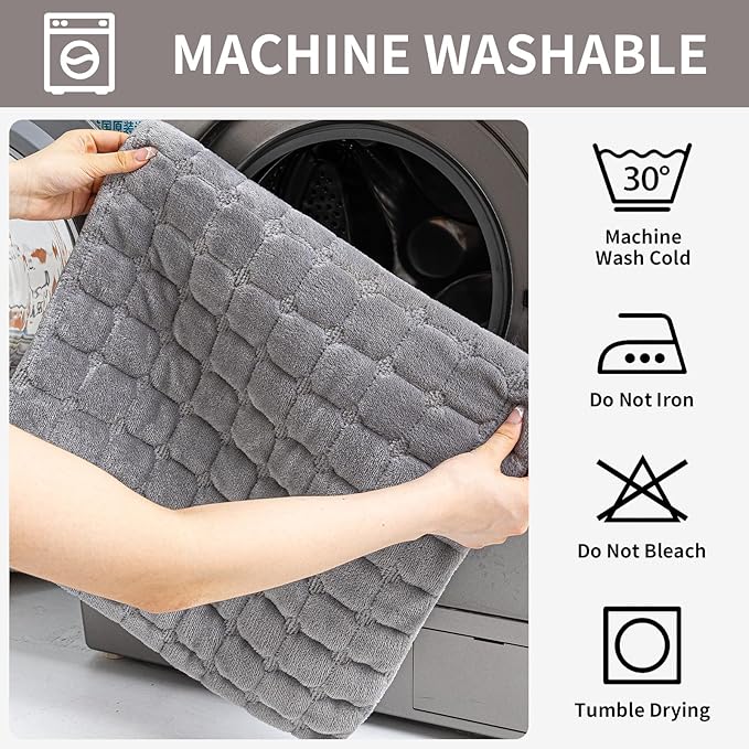 Velvet Couch Covers for Dogs, Dog Sectional Couch Covers, Pet Couchs Cover for 2-3 Seater, Couchs Protector for Dogs, Sectional Sofa Cover for Pet Washable(1PC,Dark Grey,27.6"×70.9")