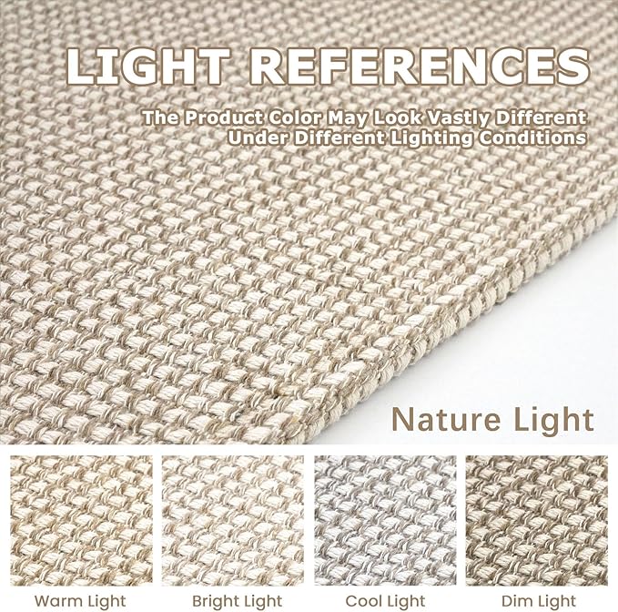 KOZYFLY Rugs for Entryway 3x5 ft Washable Area Rug Non Slip Rubber Backed Entry Rug Woven Indoor Door Mat Cotton Kitchen Rugs Floor Carpet for Entryway, Foyer, Backdoor, Ivory/Khaki