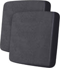 Leather Look Couch Cushion Covers Sofa Seat Slipcovers Sets Couches Furniture Protector for Sectional Armchair Loveseat Pets Kids Stretch Spandex Fabric (2 Cushion Loveseat, Dark Grey)