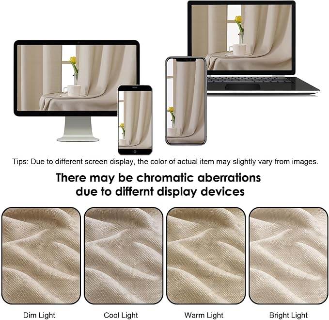 OWENIE Bob Valance Curtains 18 Inch Length 1 Piece, Faux Linen Slub Solid Linen Kitchen Valance for Bedroom Living Room, Farmhouse Soft Airy Rod Pocket Small Window Curtain, Each 60Wx18L Inch