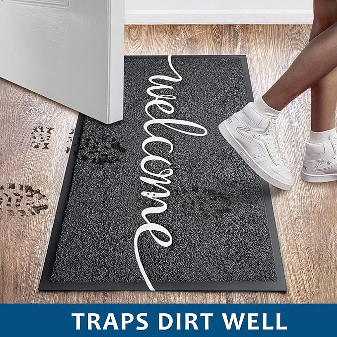 EARTHALL Funny Welcome Mats Outside/Inside 59"x35", Front Door Mat Outdoor Entrance, Indoor Outdoor Mats for Home Entrance, Funny Doormat Outside/Inside Entry, Front Porch Decor for Farmhouse