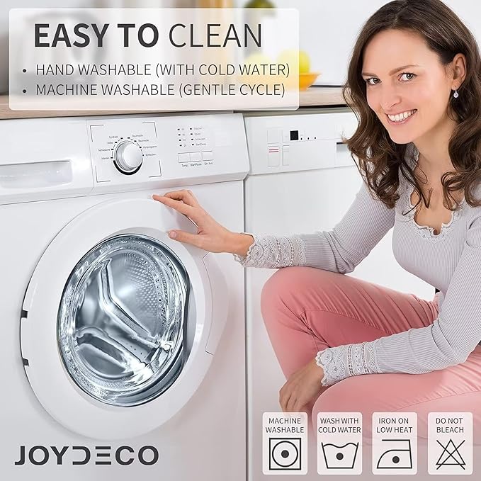 Joydeco Blackout Curtains 120 inches Long 2 Panels Set, Thermal Insulated Long Curtains & Drapes 2 Burg, Room Darkening Grommet Drapes for Bedroom Living Room Windows (W52 x L120 Inch, Brown)