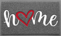 CozyBounty Black Door Mat Welcome Mats Home Non-Slip Doormat for Entryway Low-Profile Floor Mat for Yard, Garage, High Traffic Areas (36"x24", Grey)