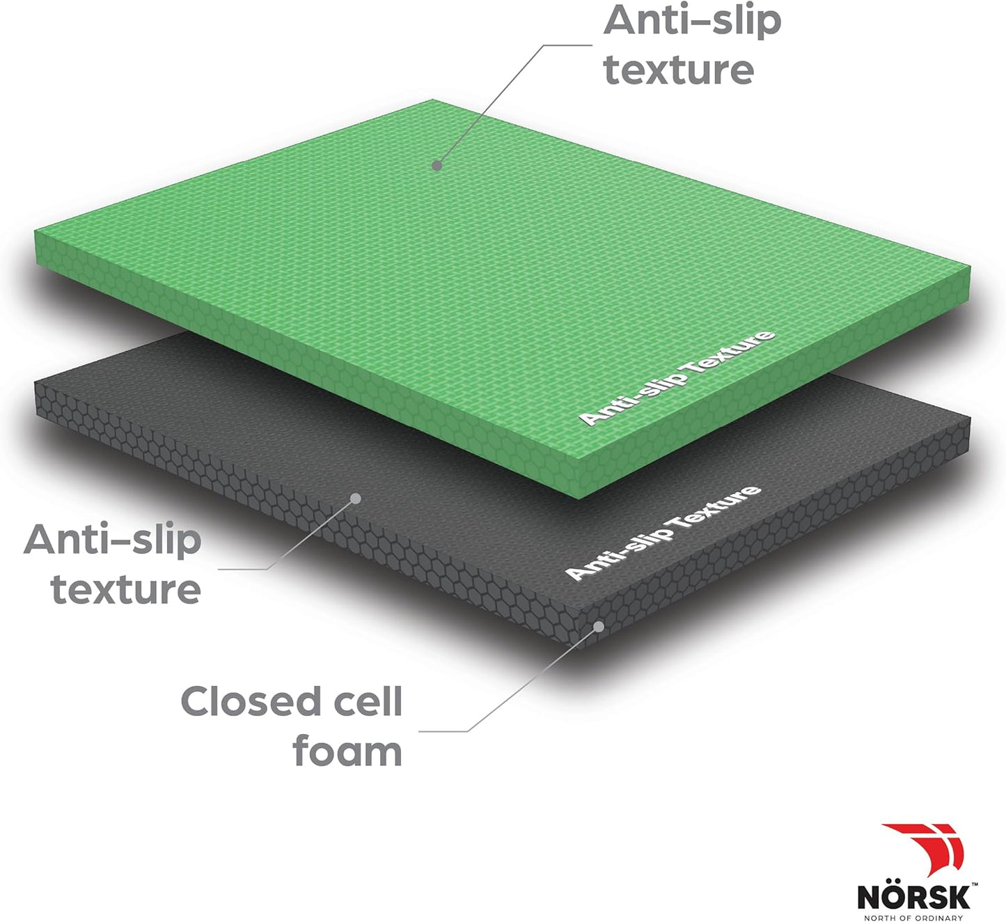 Norsk Reversible Kids Puzzle Play Mats 1/2" Thick EVA Interlocking Foam Tiles (Multicolor/Black 12 Tiles - 48 sq. Ft. 1/2" Thick)