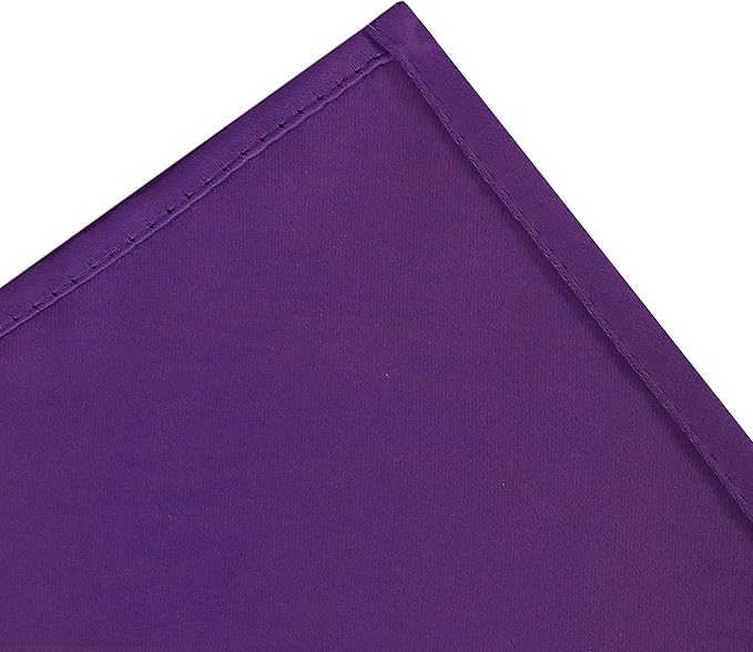 LEMOMO Purple Blackout Curtains 34 x 54 Inch Length/Set of 2 Curtain Panels/Thermal Insulated Room Darkening Blackout Curtains for Bedroom
