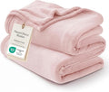 Bedsure GentleSoft Fleece Blanket Twin Size Pink - 300GSM Lightweight Plush Fuzzy Cozy Soft Warm Blanket for Bed, Sofa, Couch, Travel, Camping, 60x80 inches