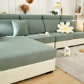 Sofa Covers Couch Covers for Sofa Pet Friendly Couch Cushion Covers Universal Sofa Covers Washable Stretch Slipcovers for Sectional Sofa (Texture Green,Extra Large Single Seat Cover)