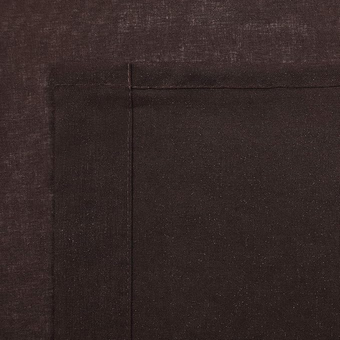 DWCN Brown Sheer Curtains Semi Transparent Voile Rod Pocket Curtains for Bedroom and Living Room, 52 x 84 inches Long, Set of 2 Panels