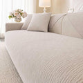 Soft Waterproof Chenille Cover Washable, Non Slip Sectional Sofa Covers for 3 Cushion Couch Sofa L Sharped Sofa Slipcover for Pets, Furniture Protector (1 PCS 36"x82" Coffee)