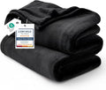 Bedsure GentleSoft Fleece Bed Blankets Full Size Black - Soft Lightweight Plush Fuzzy Cozy Luxury Blanket Microfiber, 84x90 inches
