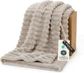 Bedsure GentleSoft Light Brown Twin Blanket for Bed - Cozy Soft Blankets for Women, Cute Large Throws for Girls, 66x90 Inches