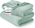 Bedsure GentleSoft Sage Green Fleece Blanket King Size - 280GSM Soft Lightweight Plush Cozy Blankets for Bed, Sofa, Couch, Travel, Camping