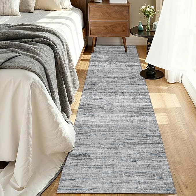Kitchen Runner Rug 2.5x8 Runners for Hallways，Abstract Washable Runner Rugs Non-Slip Backing Rug Runner, Stain Resistant 8ft Runner Rug,Soft Floor Carpet Rugs for Bedroom，Laundry Room
