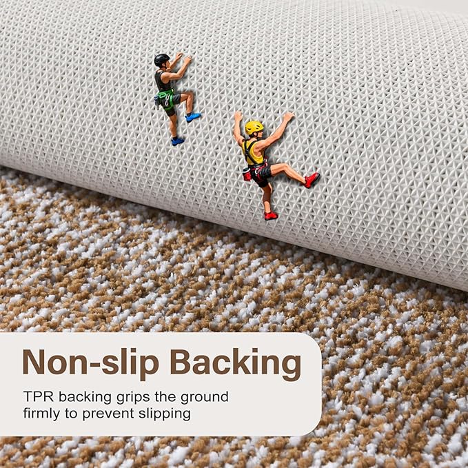 48x24 Long Bathroom Rugs Washable Non Slip, Coffee Bath Mat for Bathroom Floor Tub, Soft Absorbent Quick Dry Mats for Shower, Bathtub,Home Decor