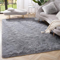 Amearea Premium Soft Fluffy Rug Modern Shag Carpet, 5' x 7', Fuzzy Plush Rugs for Living Room Bedroom Kids Room Home Decor, Nursery Non Slip Indoor Shaggy Carpets, Grey