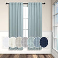 Seafoam Green Curtains 38 Inch Wide for Kitchen Doors 2 Panel Pocket Back Tab Semi Sheer Mini Small Window Aqua Sea Green Curtain for Bedroom Decor Entry Doorway Beach Coastal Decor Width 38x63 Length