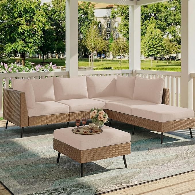 hyha Milk Silk Couch Cushion Covers, Soft Magic Sofa Covers Washable for 3 Cushion Couch, Stretch Sectional Outdoor Cushion Covers for Patio Furniture with Elastic Bottom(Large, Taupe)