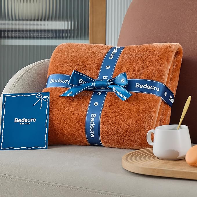Bedsure GentleSoft Fleece Blankets Queen Size - 280GSM Soft Lightweight Plush Cozy Blanket for Bed, Sofa, Couch, Travel, Camping