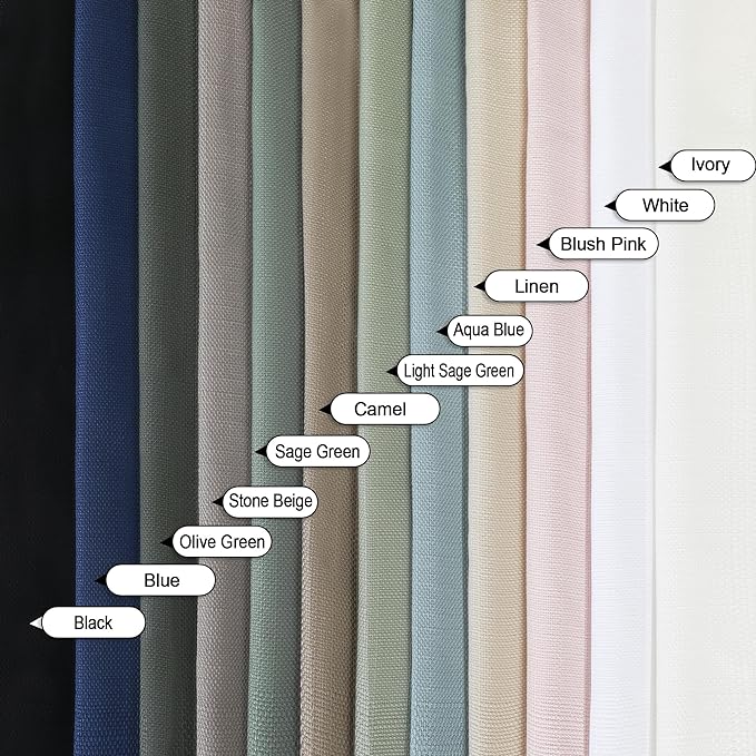 Chyhomenyc Sage Green Valance for Windows, Light Filtering Faux Linen Short Small Window Valance Curtain for Kitchen Bathroom Cafe Laundry Basement, 60Wx14L inch, 1 Piece
