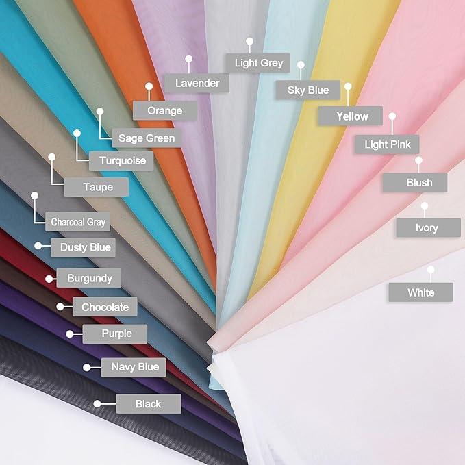 Chyhomenyc Plum Sheer Curtains, 84 inches Long 2 Panels Set, Rod Pocket Voile Drapes for Living Room Bedroom, 2PCS, Each 42 W x 84 L