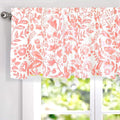 DriftAway Julia Lined Valance Double Layer Thermal Insulated Room Darkening Blackout Valances 3 Inch Rod Pocket Window Valance for Bathroom Living Room 52 Inch by 18 Inch Blush