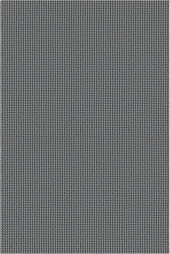 KOZYFLY Indoor Door Mat 2x3 ft Small Area Rugs Washable Front Door Mat Non Slip Rubber Backed Entryway Rug Cotton Entrance Doormat for Front Porch Bathroom Kitchen Bedroom, Grey/Dark Grey