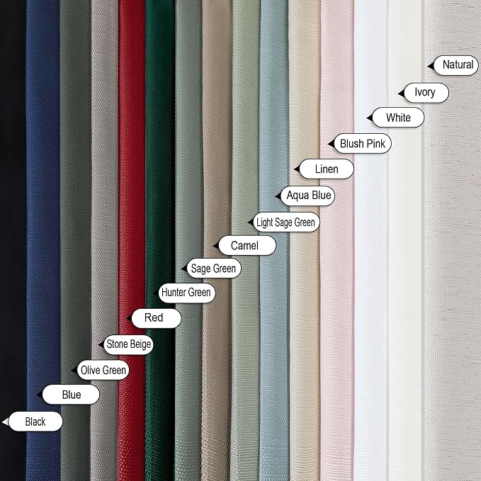 Chyhomenyc Red Valance for Windows, Light Filtering Faux Linen Textured Small Short Valance for Kitchen Bathroom Laundry Basement, Solid Rod Pocket Top Window Curtain, 60Wx14L inch, 1 Piece