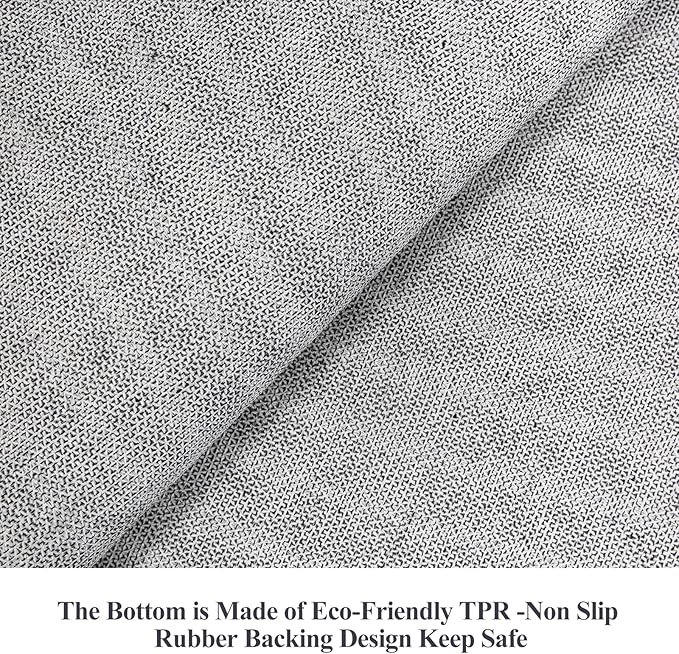 Hallway Washable Runner Rug - 2x10 Kitchen Rugs Entryway Rug Runner Vintage Soft Floor Mat Non Slip Indoor Farmhouse Carpet for Bathroom Living Room Bedroom (2 X 10, Grey)