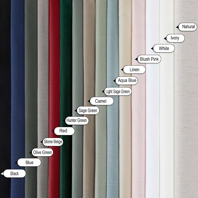 Chyhomenyc Valance for Windows, Light Filtering Faux Linen Decorative Small Kitchen Window Curtain, Rod Pocket Short Valance for Bathroom Laundry Basement, 60Wx14L inch, 1 Piece, Linen Color