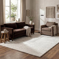 Nuloom SuperiorWash Collection Kai Off-White, 6' x 9', Fluffy and Cozy, High Traffic, Stain Resistant, Easy Clean, Durable Washable Area Rug for Bedroom, Living Room, Dining, Den, Foyer, Entryway