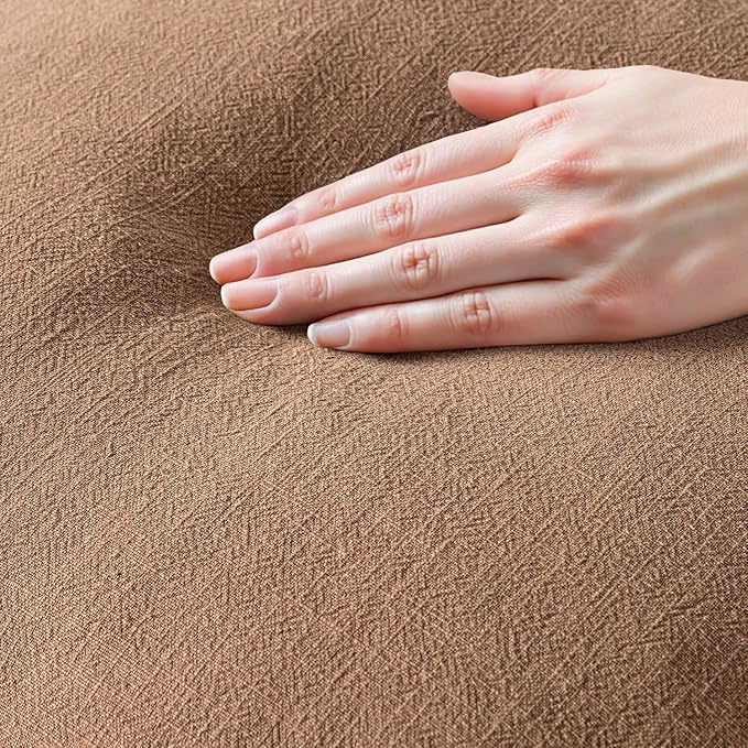 MIULEE Decorative Lumbar Throw Pillow Covers Neutral Linen Fringe Throw Pillows Set of 2 Brown Boho Farmhouse Cushion Covers with Tassels for Couch Sofa Bed Living Room Spring Home Decor 12x20 Inch