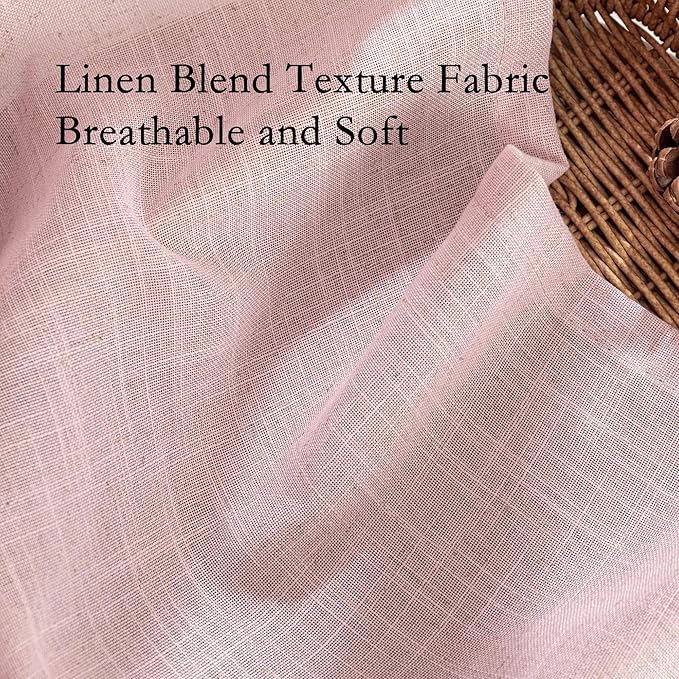 MYSKY HOME Pink Sheer Curtains for Girls Bedroom 84 Inches Long Girl Curtain Kids Nursery Window Drapes Living Room Semi Sheer Light Filtering Soft Home Decor Back Tab, 50" x 84", Light Pink, 2 Panels