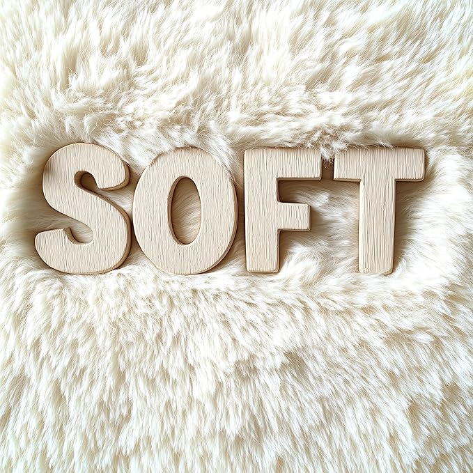 OLANLY 6x7 Area Rugs for Living Room Bedroom, Machine Washable Soft Fluffy Shaggy Bedside Rug, Indoor Floor Carpet for Kids Girls and Boys, Dorms, Nursery Rooms, Home Decor Aesthetic, Ivory