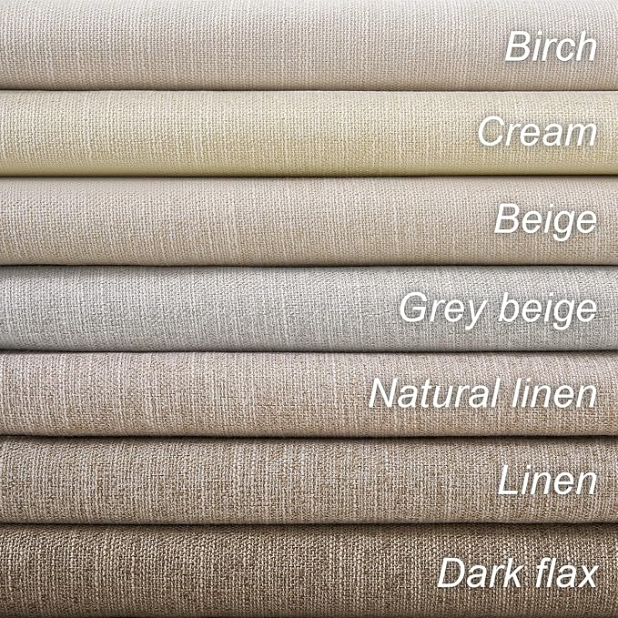 Topfinel 78 Inch Long Linen Blackout Curtains 2 Panels Set for Bedroom Back Tab Rod Pocket Pleated Boho Farmhouse Room Darkening Curtains for Sliding Glass Door,Cream Ivory, 52x78 in Length