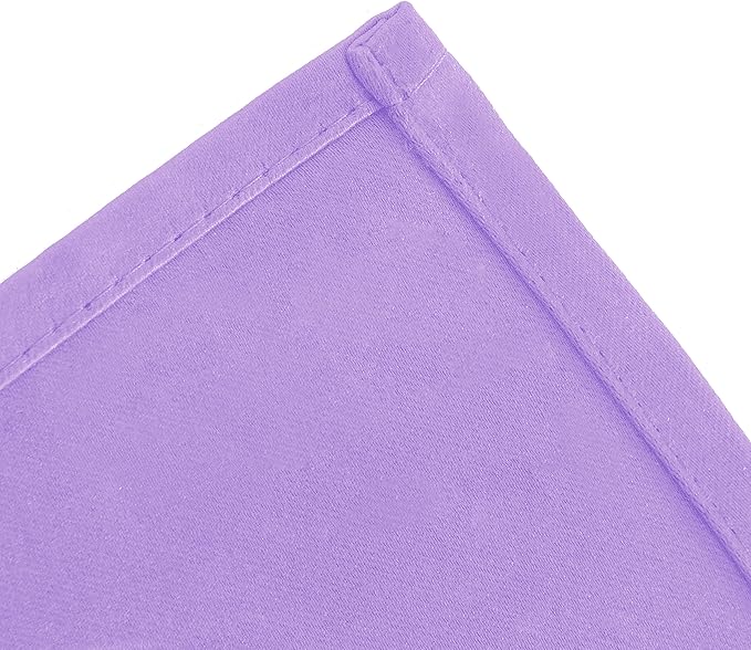 LEMOMO Blackout Curtains 42 x 84 inch/Lavender Curtains Set of 2 Panels/Thermal Insulated Room Darkening Bedroom Curtains